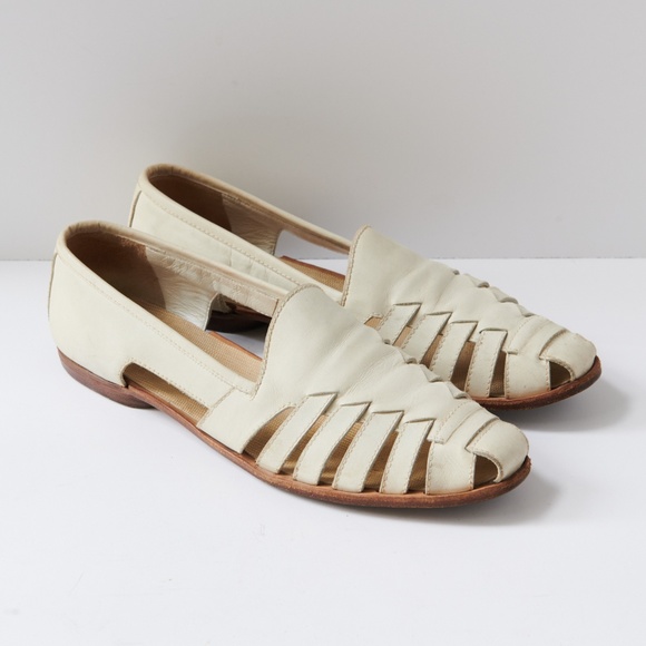 80s - SUSAN BENNIS - WARREN EDWARDS - Loafers - Men\'s - 10 - Wht - Leather main image 8